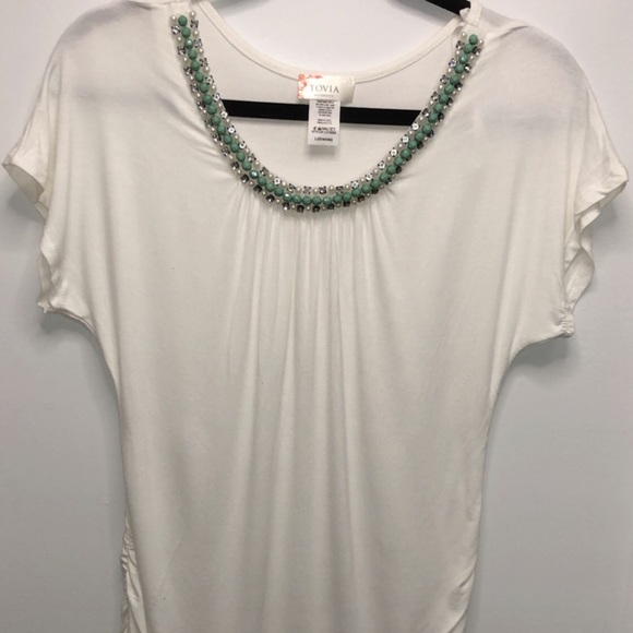 Maternity Shirt with Neck Detail - Picture 1 of 6